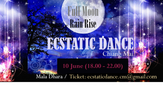 Ecstatic Dance and Steam Night at Mala Dhara Yoga Retreat Center Chiang Mai Thailand