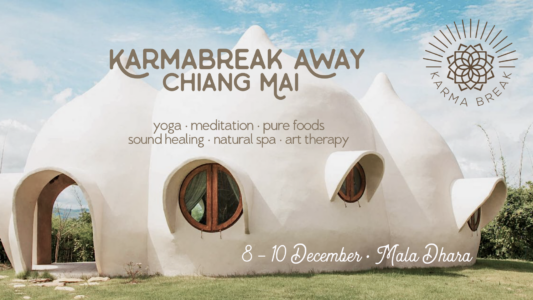 Karma Break Yoga Retreat at Chiang mai Mala Dhara Yoga Retreat Center
